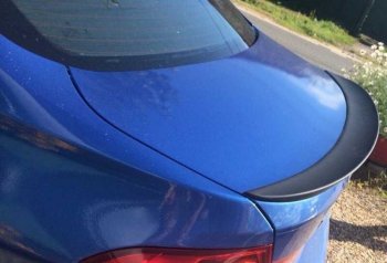 5 999 р. Лип спойлер М-Perfomance BMW 3 серия F30 седан рестайлинг (2015-2018) (Черный матовый)  с доставкой в г. Керчь. Увеличить фотографию 2