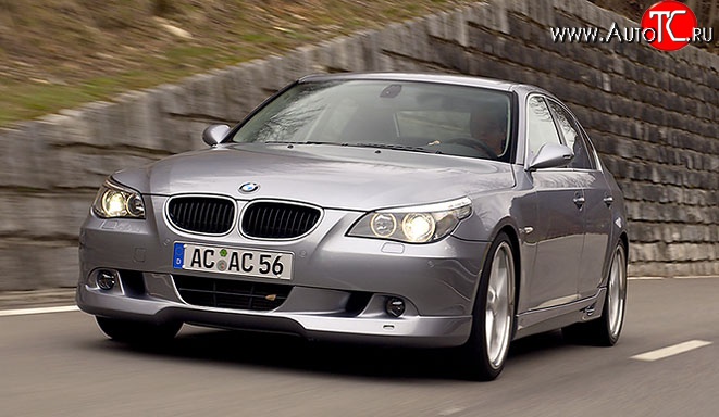 4 999 р. Накладка AC Schnitzer на передний бампер BMW 5 серия E60 седан дорестайлинг (2003-2007)  с доставкой в г. Керчь