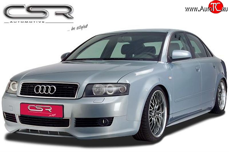 4 399 р. Накладка CSR на передний бампер Audi A4 B6 седан (2000-2006)  с доставкой в г. Керчь
