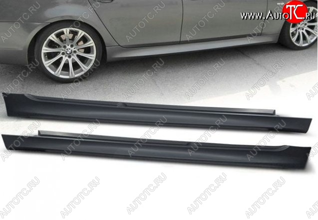 17 449 р. Пороги накладки E60 (Sedan) M-pakiet BMW 5 серия E60 седан дорестайлинг (2003-2007) (Неокрашенные)  с доставкой в г. Керчь