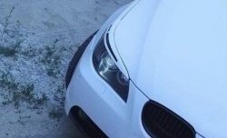 1 249 р. Реснички на фары CT BMW 5 серия E60 седан дорестайлинг (2003-2007) (Неокрашенные)  с доставкой в г. Керчь. Увеличить фотографию 2