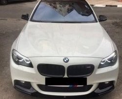 10 849 р. Накладка на передний бампер M-Performance BMW 5 серия F11 рестайлинг, универсал (2013-2017) (Неокрашенная)  с доставкой в г. Керчь. Увеличить фотографию 3