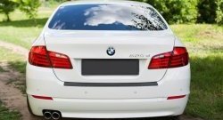 1 459 р. Накладка на задний бампер RA BMW 5 серия F10 седан дорестайлинг (2009-2013) (Поверхность шагрень)  с доставкой в г. Керчь. Увеличить фотографию 3