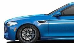9 049 р. Пороги накладки M-Style BMW 5 серия F11 рестайлинг, универсал (2013-2017) (Неокрашенные)  с доставкой в г. Керчь. Увеличить фотографию 3