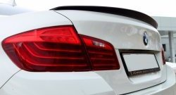 8 799 р. Лип спойлер BSM  BMW 5 серия  F10 (2009-2013) седан дорестайлинг (Неокрашенный)  с доставкой в г. Керчь. Увеличить фотографию 2