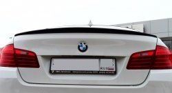 8 799 р. Лип спойлер BSM  BMW 5 серия  F10 (2009-2013) седан дорестайлинг (Неокрашенный)  с доставкой в г. Керчь. Увеличить фотографию 3