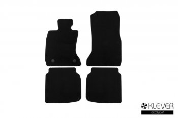 Текстильные коврики салона Klever Econom (АКПП) BMW 7 серия F01-F04 седан (2008-2015) (Черные)