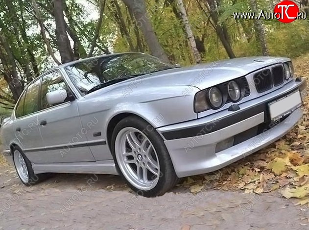 4 499 р. Накладка на передний бампер Schnitzer BMW 5 серия E34 седан дорестайлинг (1988-1994)  с доставкой в г. Керчь