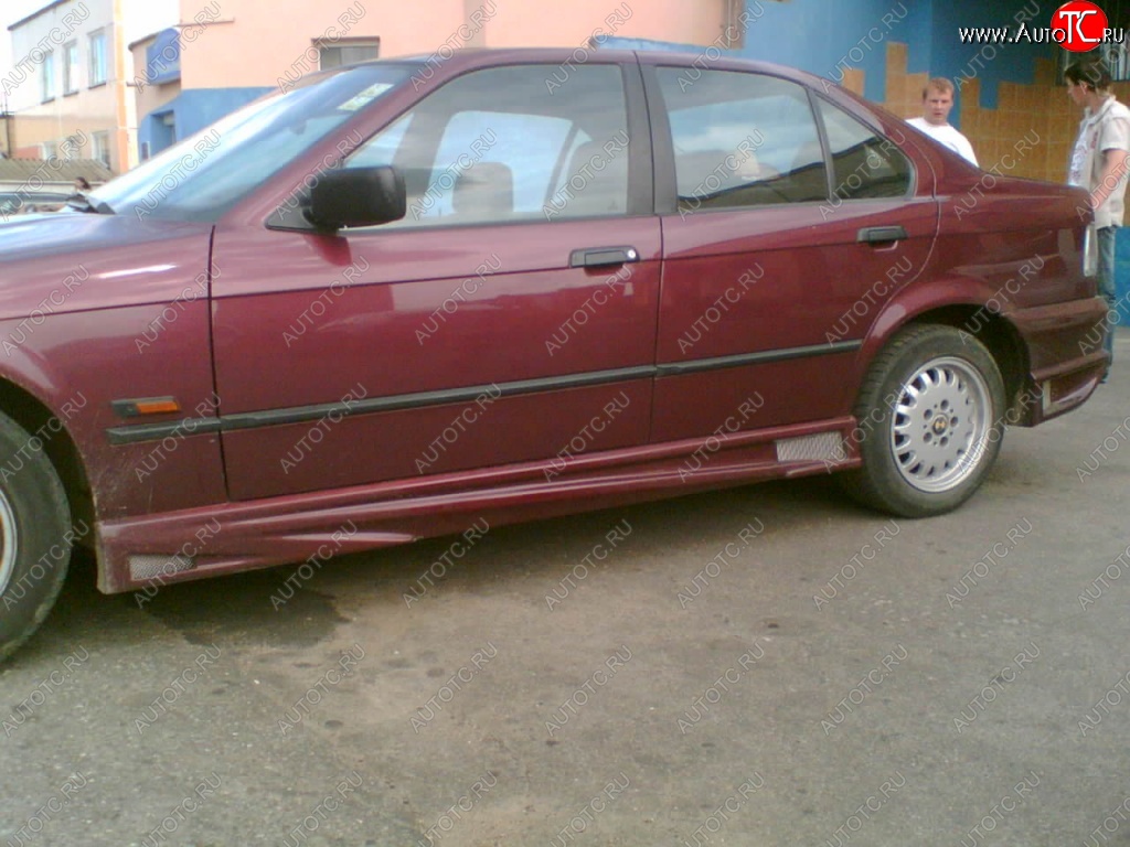 3 549 р. Пороги накладки M-Sport BMW 3 серия E36 седан (1990-2000)  с доставкой в г. Керчь
