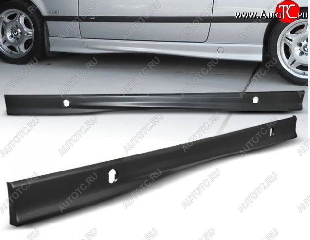 10 399 р. Пороги накладки M-Style BMW 3 серия E36 седан (1990-2000) (Неокрашенные)  с доставкой в г. Керчь