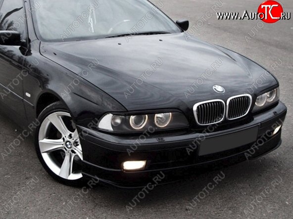 739 р. Реснички на фары Drive (нижние) BMW 5 серия E39 седан рестайлинг (2000-2003) (Неокрашенные)  с доставкой в г. Керчь