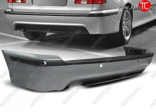 39 949 р. Задний бампер (Touring) M-pakiet BMW 5 серия E39 седан дорестайлинг (1995-2000) (Неокрашенный)  с доставкой в г. Керчь