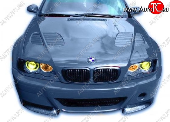 39 949 р. Передний бампер (Coupe) CSL-Style BMW 3 серия E46 седан дорестайлинг (1998-2001) (Неокрашенный)  с доставкой в г. Керчь
