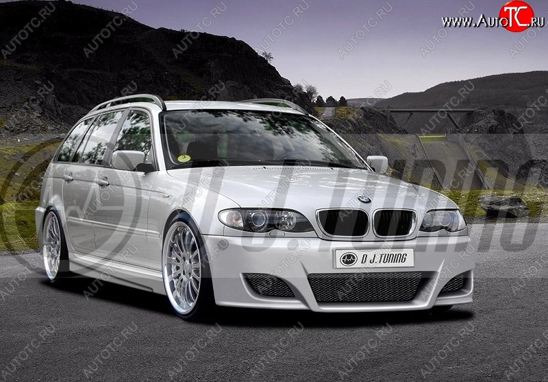 25 899 р. Передний бампер D.J. BMW 3 серия E46 седан дорестайлинг (1998-2001)  с доставкой в г. Керчь