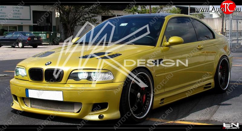 25 899 р. Передний бампер Kersher BMW 3 серия E46 седан дорестайлинг (1998-2001)  с доставкой в г. Керчь