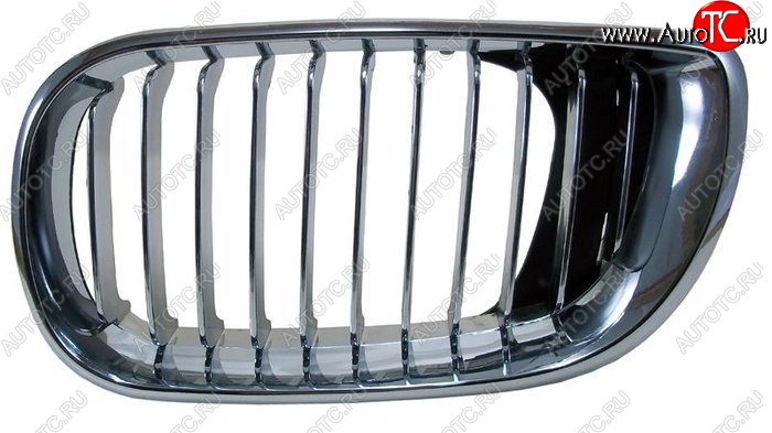 3 199 р. Левая решетка радиатора SAT (хром)  BMW 3 серия  E46 (2001-2005) седан рестайлинг  с доставкой в г. Керчь
