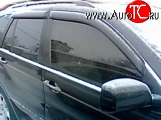 4 499 р. Дефлекторы окон (ветровики) Novline 4 шт BMW X5 E53 рестайлинг (2003-2006)  с доставкой в г. Керчь