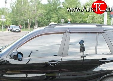 999 р. Комплект дефлекторов окон (ветровиков) 4 шт. Russtal BMW X5 E53 дорестайлинг (1999-2003)  с доставкой в г. Керчь