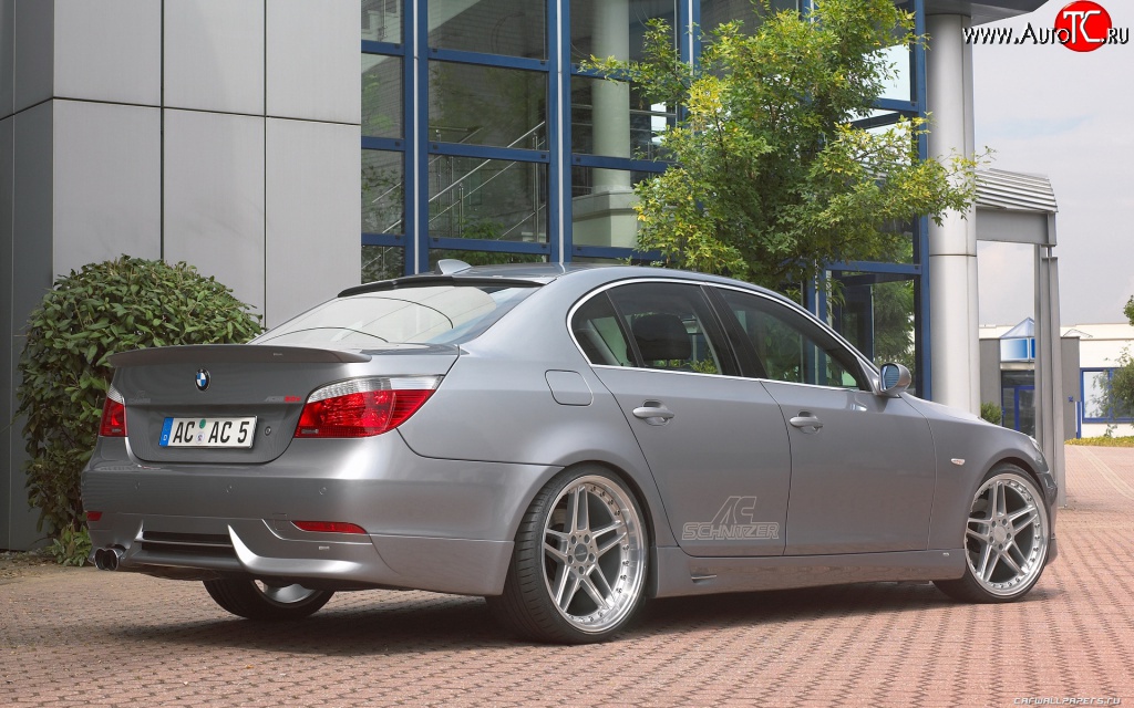 4 999 р. Накладка AC Schnitzer на задний бампер BMW 5 серия E60 седан дорестайлинг (2003-2007)  с доставкой в г. Керчь