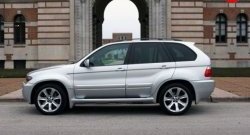 13 999 р. Пороги накладки с расширителями арок Aero BMW X5 E53 дорестайлинг (1999-2003)  с доставкой в г. Керчь. Увеличить фотографию 3