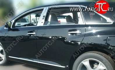 41 799 р. Накладки на стойки дверей СТ BMW X5 E70 дорестайлинг (2006-2010) (Неокрашенные)  с доставкой в г. Керчь