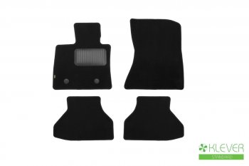 Текстильные коврики салона Klever Standart BMW X5 E70 рестайлинг (2010-2013) (Черные)