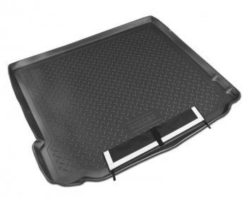Коврик багажника Norplast BMW X5  E70 (2006-2013) дорестайлинг, рестайлинг (Черный, с погрузочным ковриком (фартуком))