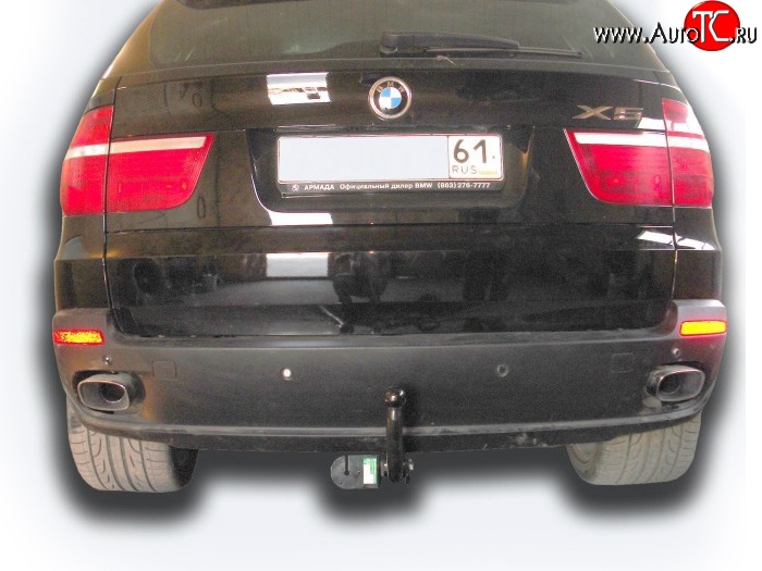 34 999 р. Фаркоп Лидер Плюс BMW X5 E70 дорестайлинг (2006-2010) (Без электропакета)  с доставкой в г. Керчь