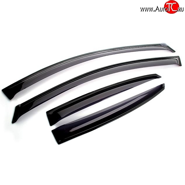 3 399 р. Дефлекторы окон (ветровики) Novline 4 шт. BMW X6 E71 дорестайлинг (2008-2012)  с доставкой в г. Керчь