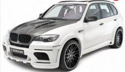 32 249 р. Пластиковый капот Hamman Style BMW X6 E71 дорестайлинг (2008-2012) (Неокрашенный)  с доставкой в г. Керчь. Увеличить фотографию 2