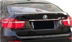 3 149 р. Накладка на крышку багажника СТ BMW X6 E71 рестайлинг (2012-2014)  с доставкой в г. Керчь. Увеличить фотографию 3
