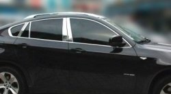 46 999 р. Накладки на окна и стойки дверей СТ BMW X6 E71 дорестайлинг (2008-2012) (Неокрашенные)  с доставкой в г. Керчь. Увеличить фотографию 2
