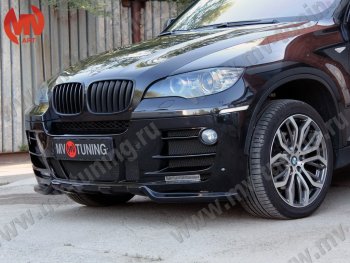 30 999 р. Передний бампер Hamann Style  BMW X6  E71 (2008-2014) дорестайлинг, рестайлинг (Неокрашенный)  с доставкой в г. Керчь. Увеличить фотографию 3
