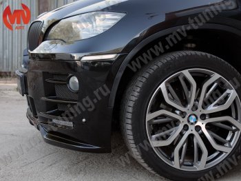 30 999 р. Передний бампер Hamann Style  BMW X6  E71 (2008-2014) дорестайлинг, рестайлинг (Неокрашенный)  с доставкой в г. Керчь. Увеличить фотографию 4