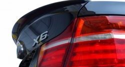 3 399 р. Лип спойлер АВТОКРАТ  BMW X6  E71 (2008-2014) дорестайлинг, рестайлинг (Неокрашенный)  с доставкой в г. Керчь. Увеличить фотографию 7