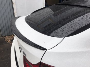 3 399 р. Лип спойлер АВТОКРАТ  BMW X6  E71 (2008-2014) дорестайлинг, рестайлинг (Неокрашенный)  с доставкой в г. Керчь. Увеличить фотографию 3