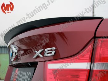 4 649 р. Лип спойлер Tuning-Sport BMW X6 E71 рестайлинг (2012-2014) (Неокрашенный)  с доставкой в г. Керчь. Увеличить фотографию 4