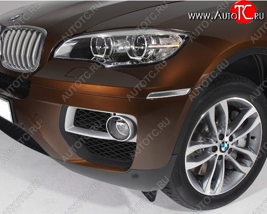 5 949 р. Подиумы противотуманных фар СТ BMW X6 E71 дорестайлинг (2008-2012)  с доставкой в г. Керчь