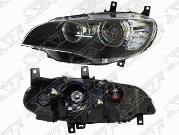 Левая фара передняя SAT (AFS, под ксенон) BMW X6  E71 (2008-2014) дорестайлинг, рестайлинг