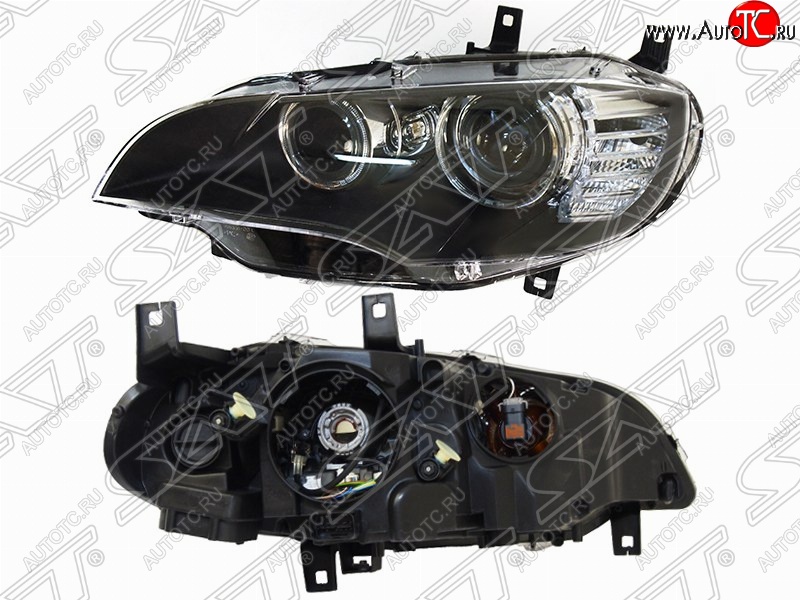 14 449 р. Левая фара передняя SAT (AFS, под ксенон)  BMW X6  E71 (2008-2014) дорестайлинг, рестайлинг  с доставкой в г. Керчь