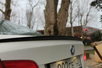 2 799 р. Лип спойлер  3 серия E92 (04-11) АВТОКРАТ  BMW 3 серия  E90 (2004-2008) седан дорестайлинг (Неокрашенный)  с доставкой в г. Керчь. Увеличить фотографию 3
