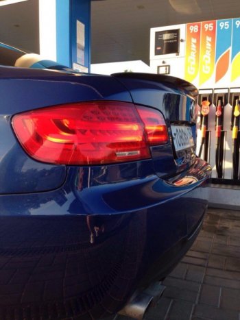 2 799 р. Лип спойлер  3 серия E92 (04-11) АВТОКРАТ  BMW 3 серия  E90 (2004-2008) седан дорестайлинг (Неокрашенный)  с доставкой в г. Керчь. Увеличить фотографию 5