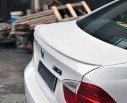 4 649 р. Лип спойлер M3 BMW 3 серия E90 седан дорестайлинг (2004-2008) (Неокрашенный)  с доставкой в г. Керчь. Увеличить фотографию 2