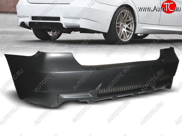 33 449 р. Задний бампер (рестайлинг) M3 Style BMW 3 серия E90 седан дорестайлинг (2004-2008) (Неокрашенный)  с доставкой в г. Керчь