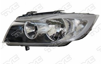 Левая фара передняя TYC (под электрокорректор) BMW 3 серия ( E90,  E91) (2004-2008) седан дорестайлинг, универсал дорестайлинг