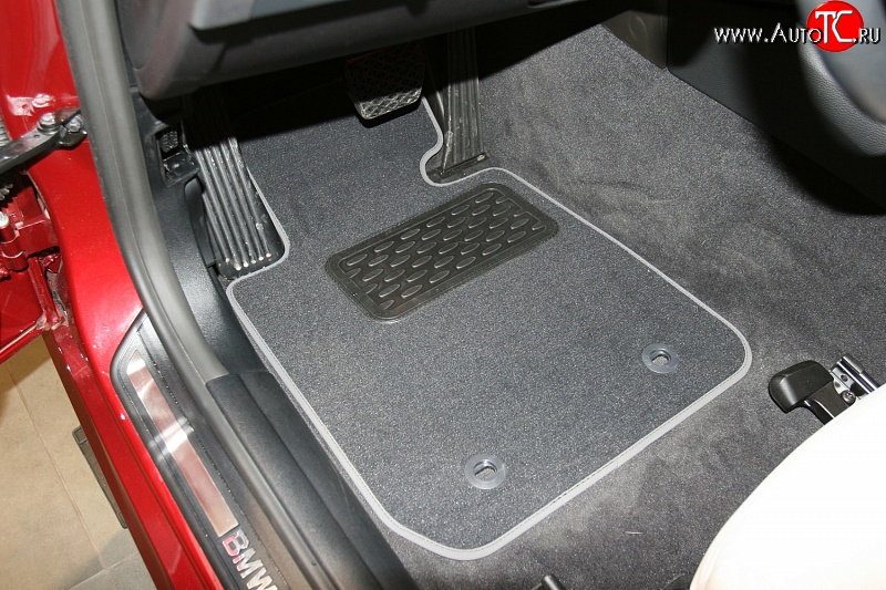 1 664 р. Коврики в салон Element 4 шт. (текстиль) BMW 3 серия E90 седан дорестайлинг (2004-2008) (Черные)  с доставкой в г. Керчь