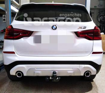 Фаркоп Aragon BMW X4 G02 дорестайлинг (2018-2021) (тип шара S (горизонтальный, легкосъемный))