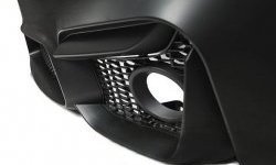 42 399 р. Передний бампер M3-Style BMW 3 серия F30 седан дорестайлинг (2012-2015) (Неокрашенный)  с доставкой в г. Керчь. Увеличить фотографию 4