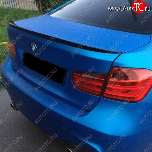 3 499 р. Спойлер багажника Performance BMW 3 серия F30 седан рестайлинг (2015-2018) (Неокрашенный)  с доставкой в г. Керчь