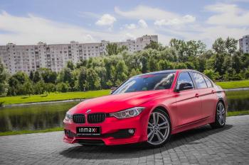 12 949 р. Юбка переднего бампера (Sport,Luxury, SE) INMAX BMW 3 серия F30 седан дорестайлинг (2012-2015) (Неокрашенный)  с доставкой в г. Керчь. Увеличить фотографию 5